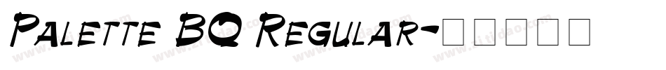 Palette BQ Regular字体转换